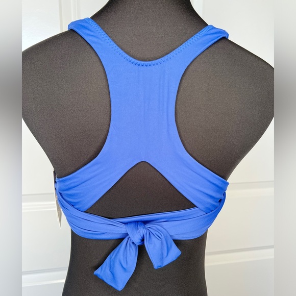 Becca Blue Swim Top Separate Size L - Picture 2 of 6